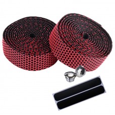 Обмотка на руль EsLNF Anti-slip Soft, силікон, пара, червоний (BT85-red)