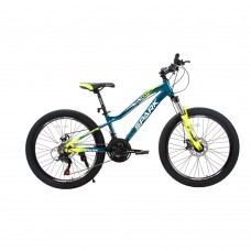 Велосипед AL 24" Spark Hunter  рама 11" синій з жовтим (224690)