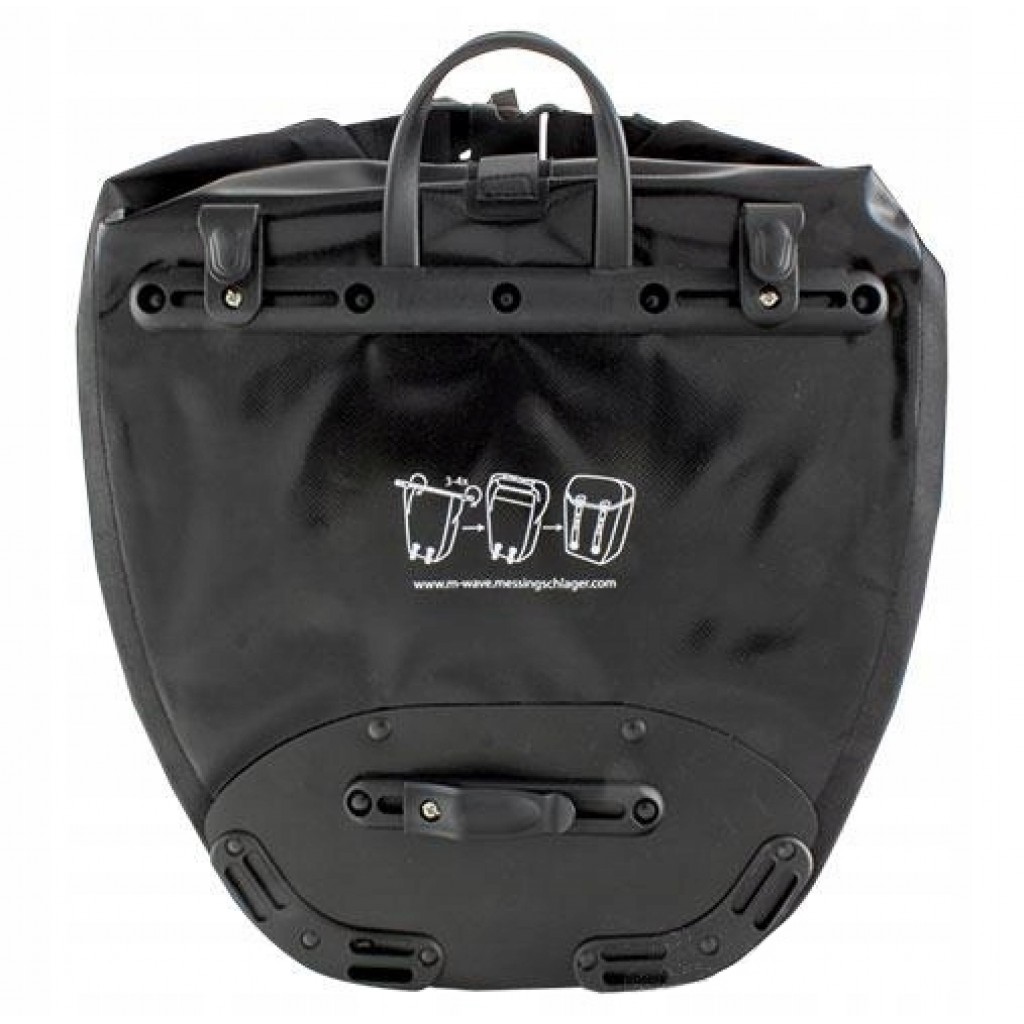 Сумка на багажник M-Wave Toronto 2x20L пара чорний (A-SP-0158) Сумка на багажник M-Wave Toronto 2x20L пара чорний (A-SP-0158)