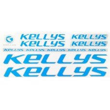 Наклейка Kellys на раму велосипеда, блакитний (NAK051)