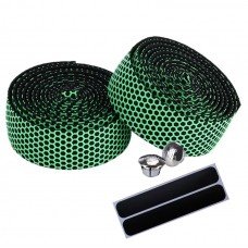 Обмотка на руль EsLNF Anti-slip Soft, силікон, пара, зелений (BT85-green)