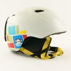 Горнолыжный шлем Giro Slingshot белый с обезьянками матовый (H-032)