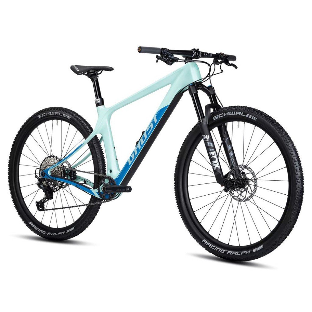 Велосипед 29" Ghost Lector SF UC Advanced Carbon M, блакитний (93LE1029)