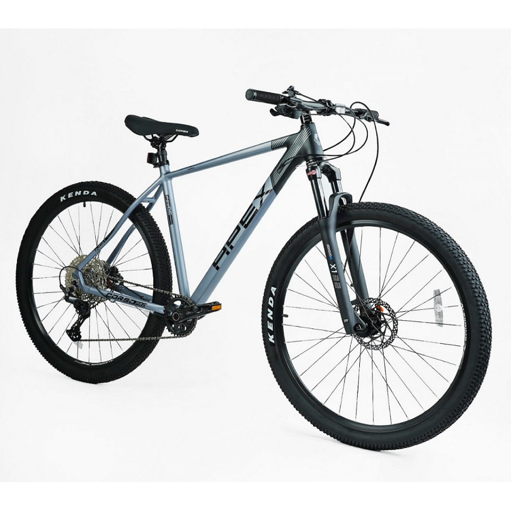 Велосипед AL 29" Corso Apex рама 21" 12 шв. сіро-синій (154710) Велосипед AL 29" Corso Apex рама 21" 12 шв. сіро-синій (154710)