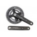 Шатуни Prowheel TPL-101, 28-44Т,  L170мм, під квадрат чорний (CHW-295)