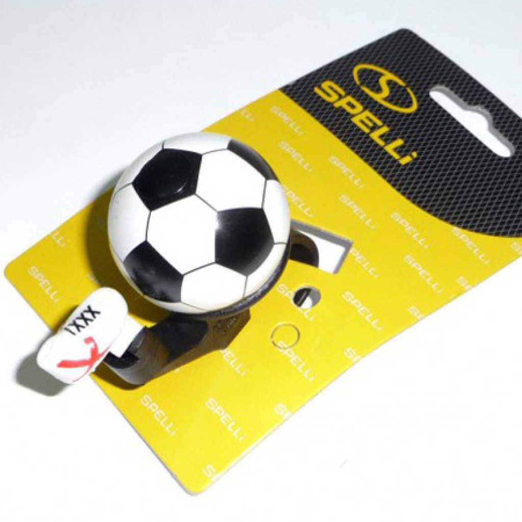 Дзвінок Spelli SBL-436AP форма м'яча, чорний / білий (SBL-436AP) Дзвінок Spelli SBL-436AP форма м'яча, чорний / білий (SBL-436AP)