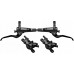Гальма дискові гідравлічні Shimano BLU8000/BR-U8000 CUES, чорний (5787)